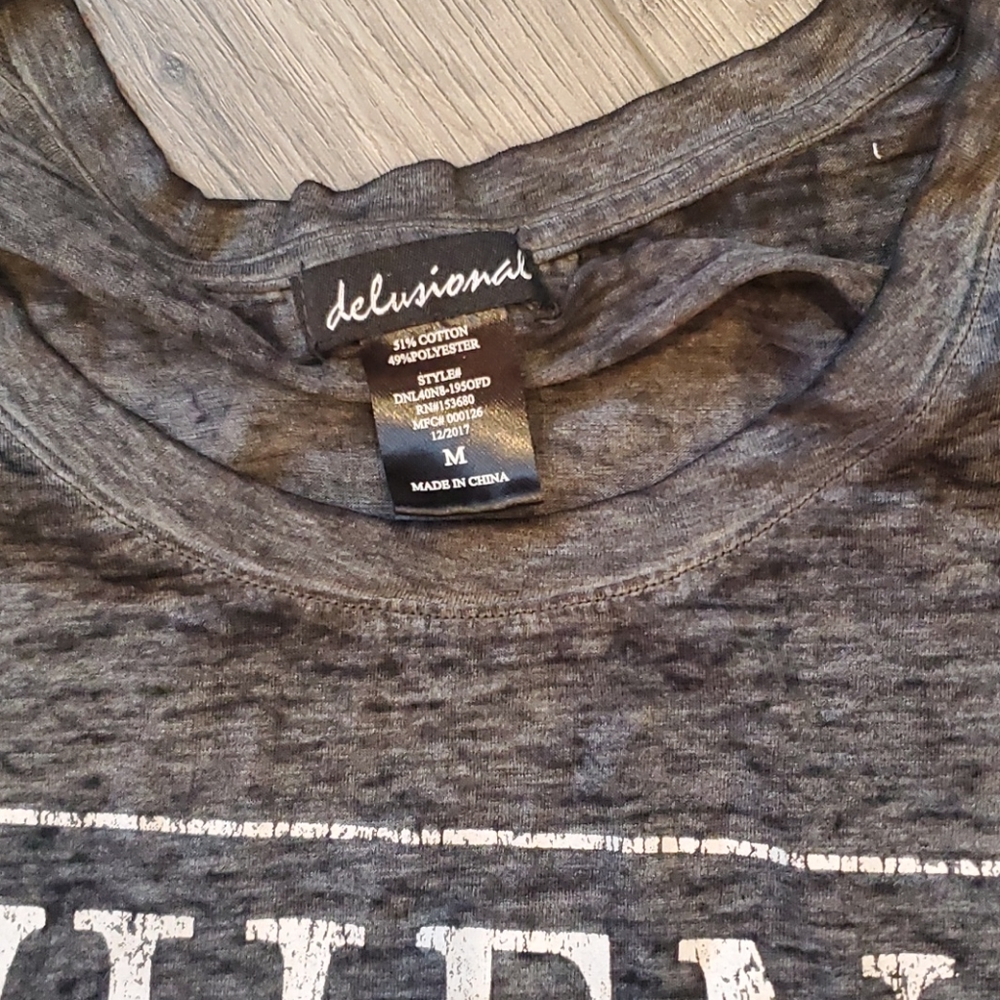 Womens Burn Out Tshirt - Picture 2 of 3